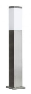 INOX KWADRATOWA SS802-650 lampa ogrodowa stojąca 65cm 1xE27 IP44