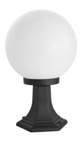 KULE CLASSIC K 4011/1/K 250 kula ogrodowa fi 25cm 1xE27 IP43 czarny