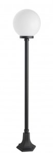 KULE CLASSIC K 5002/1/KP 250 kula ogrodowa fi 25cm 1xE27 IP43 czarny