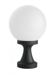 KULE CLASSIC II K 4011/1/KF kula ogrodowa fi 20cm 1xE27 IP43 czarny