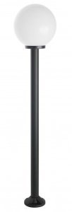 KULE K 5002/1/K 300 kula ogrodowa fi 30cm 1xE27 IP43 czarny