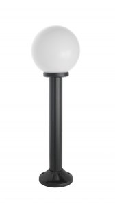 KULE K 5002/3/K 200 kula ogrodowa fi 20cm 1xE27 IP43 czarny