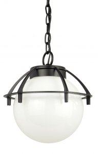KULE Z KOSZYKIEM 200 K 1018/1/KPO kula ogrodowa fi 25cm 1xE27 IP43 czarny