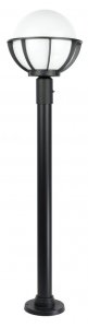 KULE Z KOSZYKIEM 250 K 5002/1/KPO 250 kula ogrodowa fi 30cm 1xE27 IP43 czarny