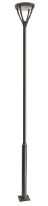 MARS MLS LB-H4400 N lampa ogrodowa stojąca 438cm LED 45W 4000K IP65 ciemny popiel