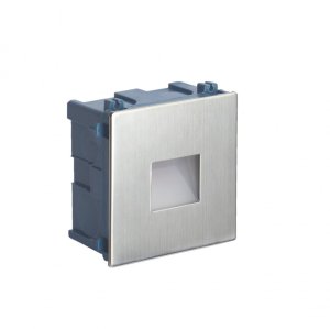 MUR LED INOX MR05 oprawa wpuszczana w ścianę LED 1W 4000K IP65 srebrny