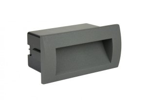 MUR-LED M2031 oprawa wpuszczana w ścianę LED 4W 3000K IP65 ciemny popiel
