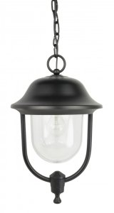 PRINCE K 1018/1/O lampa wisząca zewnętrzna 1xE27 IP43 czarny