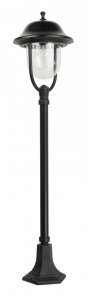PRINCE K 5002/2/O lampa ogrodowa stojąca 117cm 1xE27 IP43 czarny