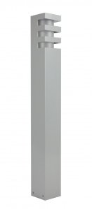 RADO 1 AL lampa ogrodowa stojąca 75cm 1xE27 IP54 srebrny