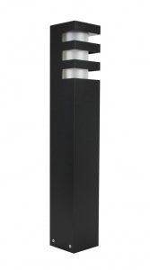 RADO 2 BL lampa ogrodowa stojąca 50cm 1xE27 IP54 czarny