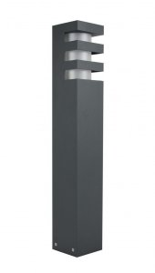 RADO 2 DG lampa ogrodowa stojąca 50cm 1xE27 IP54 ciemny popiel