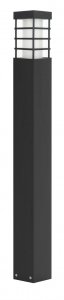 RADO II 1 BL lampa ogrodowa stojąca 75cm 1xE27 IP54 czarny