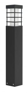 RADO II 2 BL lampa ogrodowa stojąca 50cm 1xE27 IP54 czarny