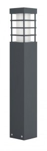 RADO II 2 DG lampa ogrodowa stojąca 50cm 1xE27 IP54 ciemny popiel