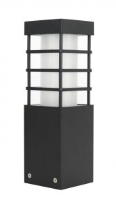 RADO II 3 BL lampa ogrodowa stojąca 25cm 1xE27 IP54 czarny