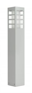 RADO III 2 AL lampa ogrodowa stojąca 50cm 1xE27 IP54 srebrny