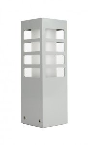 RADO III 3 AL lampa ogrodowa stojąca 25cm 1xE27 IP54 srebrny