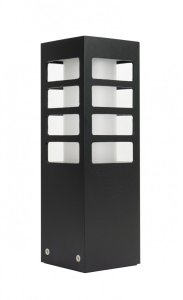 RADO III 3 BL lampa ogrodowa stojąca 25cm 1xE27 IP54 czarny