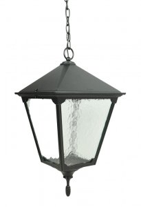 RETRO KWADRATOWE K 1018/1/BD KW lampa wisząca zewnętrzna 1xE27 IP43 czarny