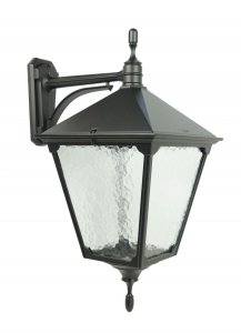 RETRO KWADRATOWE K 3012/1/BD KW kinkiet zewnętrzny retro 1xE27 IP43 czarny