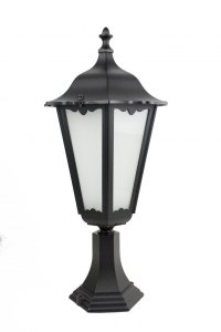 RETRO MAXI K 4011/1 BD lampa ogrodowa stojąca 65cm 1xE27 IP43 czarny