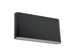 SLIM M1016 BL kinkiet zewnętrzny góra/dół LED 11W 3000K IP54 czarny