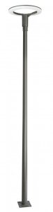 STER MAX STRMAX-3000 lampa ogrodowa stojąca 300cm LED 60W 4000K IP65 ciemny popiel
