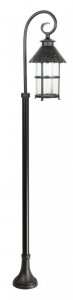 TOLEDO K 5002/1/R lampa ogrodowa stojąca 166cm 1xE27 IP23 czarny