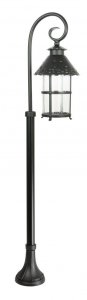 TOLEDO K 5002/2/R lampa ogrodowa stojąca 116cm 1xE27 IP23 czarny