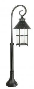 TOLEDO K 5002/3/R lampa ogrodowa stojąca 86cm 1xE27 IP23 czarny