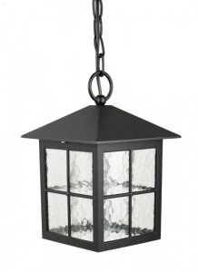 WENECJA K 1018/1/KW lampa wisząca zewnętrzna 1xE27 IP43 czarny