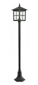 WENECJA K 5002/1/KW lampa ogrodowa stojąca 156cm 1xE27 IP43 czarny