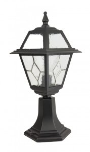 WITRAŻ K 4011/1/N lampa ogrodowa stojąca 47cm 1xE27 IP43 czarny