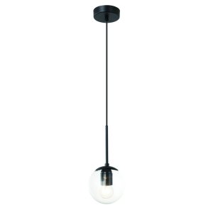 Bao I Nero Claro lampa wisząca 1xE27 czarny