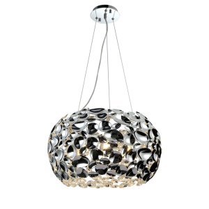 Carera Cromo lampa wisząca 6xG9 chrom