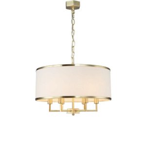 Casa Old Gold M lampa wisząca 6xE14 stare złoto
