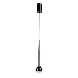 Cappi Nero lampa wisząca LED 5W 3000K czarny