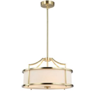 Stanza Old Gold S lampa wisząca 3xE27 stare złoto