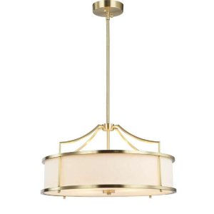 Stanza Old Gold M lampa wisząca 4xE27 stare złoto