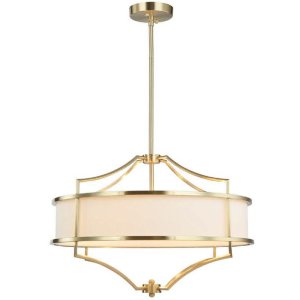 Stesso Old Gold M lampa wisząca 4xE27 stare złoto
