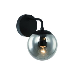 Bao Parette Nero Fume kinkiet 1xE27 czarny