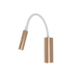 Nuto Bianco Gold kinkiet LED 3W 3000K biały