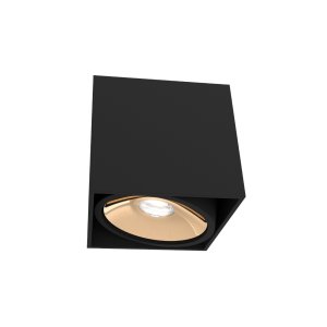 Cardi I Nero / Ufo Gold oprawa natynkowa 1xGU10 czarny