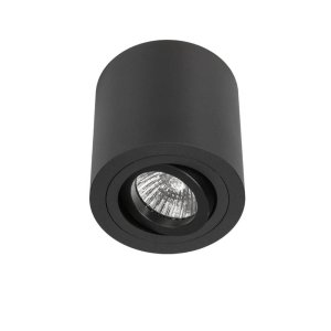 Rullo Nero oprawa natynkowa 1xGU10 czarny