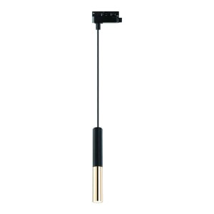 Slimi S Nero Track / Gold lampa szynowa 1xG9 czarny