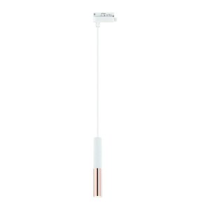 Slimi S Bianco Track / Rose Gold lampa szynowa 1xG9 biały