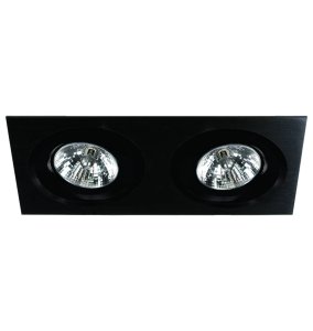 Faro II Nero oprawa wpuszczana 2xES111 czarny