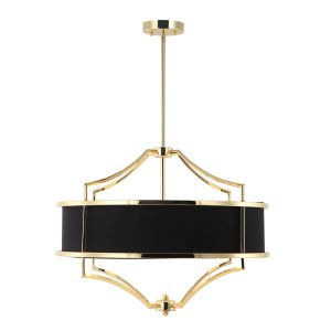 Stesso Gold / Nero M lampa wisząca 4xE27 złoty