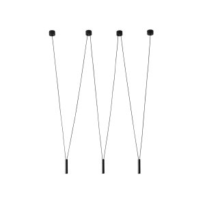 Viva III Nero lampa wisząca 3xG9 czarny